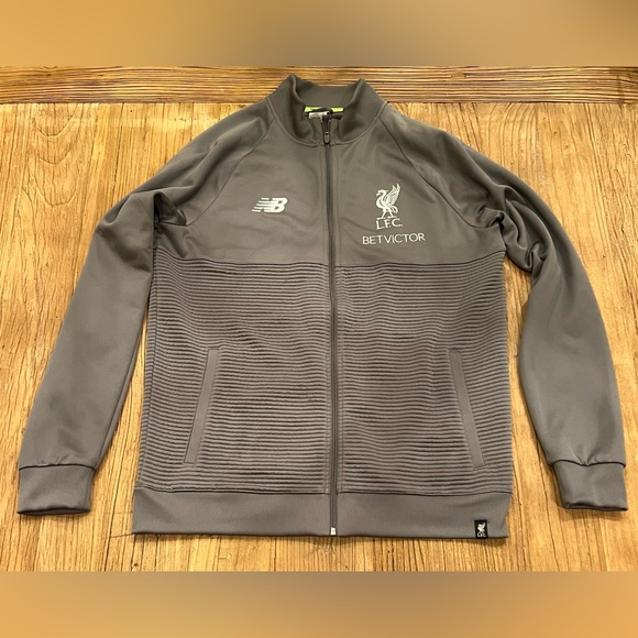 New Balance Other - Men’s New Balance Liverpool Prematch Warmup Jacket, Size L, Gray
